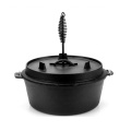 9qt Cast Iron Camping Dutch Oven